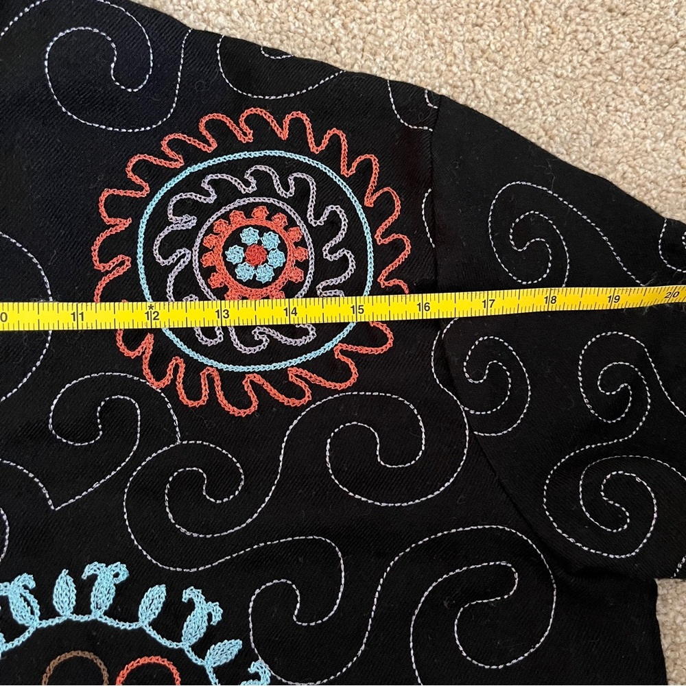 Coldwater Creek Embroidered Long Sleeve Shirt/Jacket - Picture 8 of 9